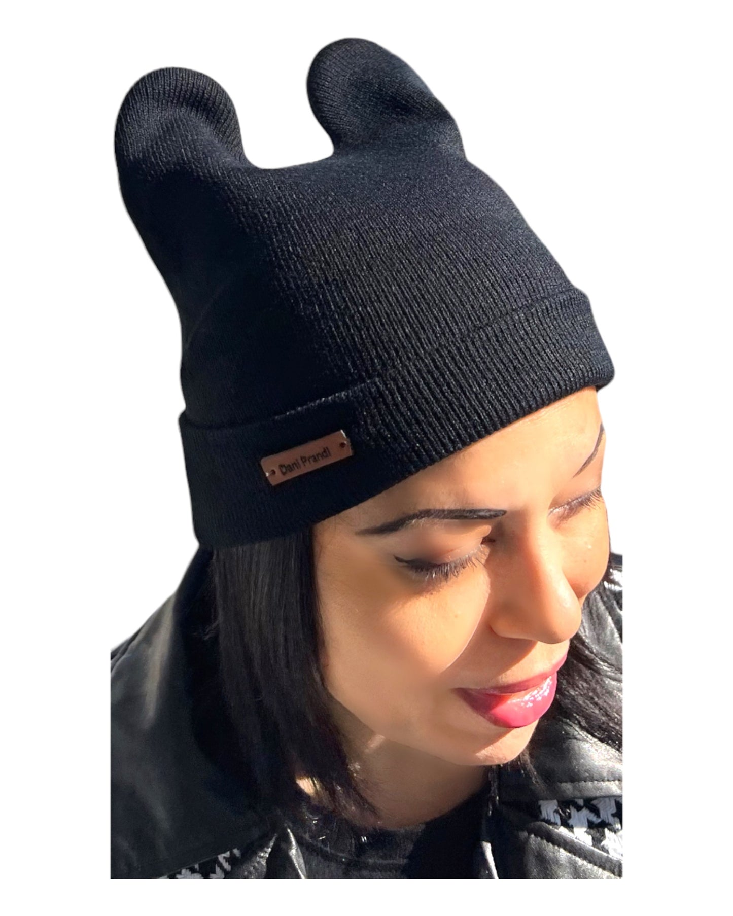 Beanie Hat with Cat Ears, adding playful feline flair to your look. Crafted from comfortable acrylic material, this hat is designed for warmth and style. The cat ears offer a whimsical touch, making it a unique and fashionable accessory.